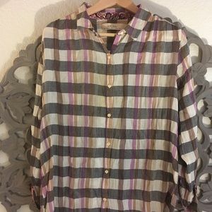 Anthropologie, Isabella Sinclair collared shirt